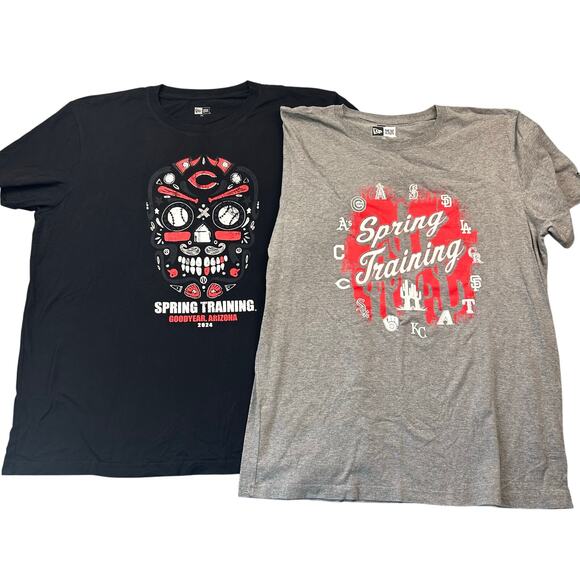 New Era Other - New Era Cincinnati Reds T-Shirts 2024 Spring Training Bundle of 2 Shirts 2XL
